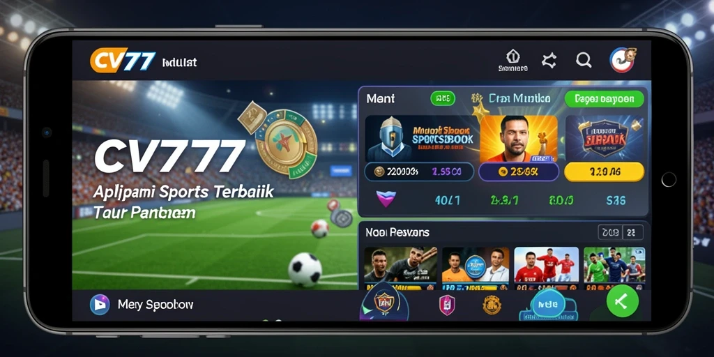 Tampilan menarik dari gameplay Sportsbook di CV777.