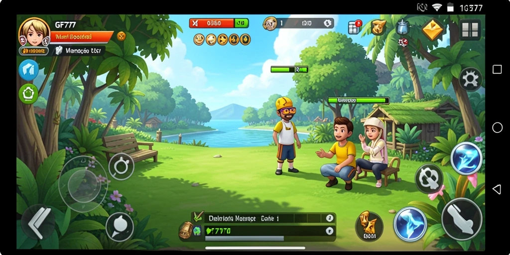 Tampilan gameplay menanjakan mata di GF777 dengan tantangan seru.