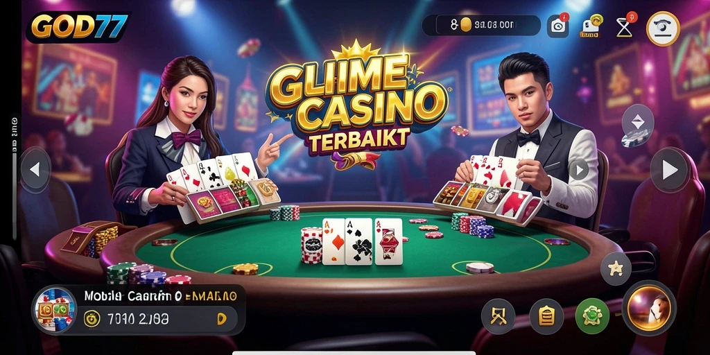 Tampilan screenshot dari gameplay Live Casino yang memukau dan interaktif.