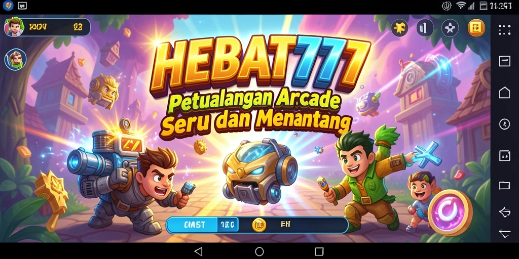 Gameplay HEBAT777 yang penuh warna dan seru dalam aksi.