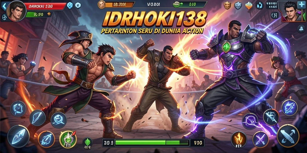 Screenshot gameplay menampilkan aksi intens di <strong>IDRHOKI138</strong>.