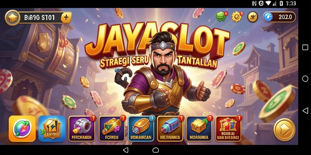 Tampilan gameplay menarik dari JAYASLOT dengan strategi yang mendebarkan.