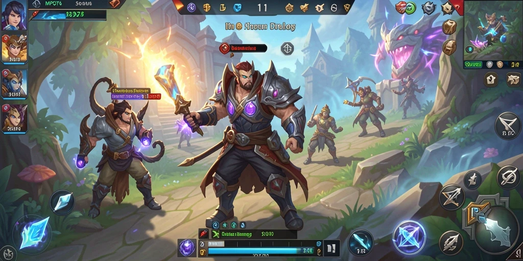 Tampilan gameplay MPO76 yang memukau dalam dunia MMORPG.