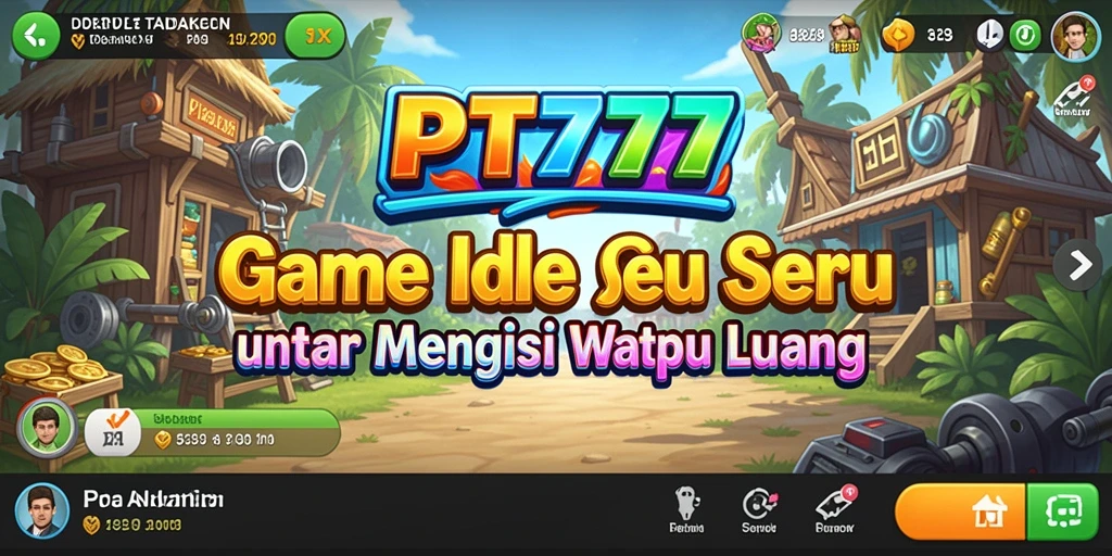Tampilan gameplay PT777 yang menampilkan strategi Idle.