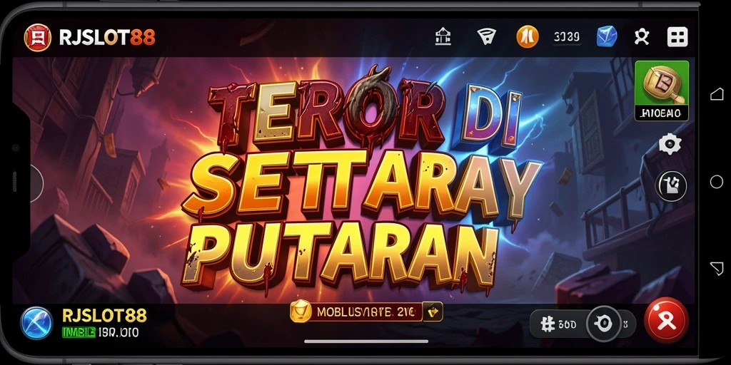 Screenshot RJSLOT88 menampilkan momen menegangkan dalam gameplay horor.