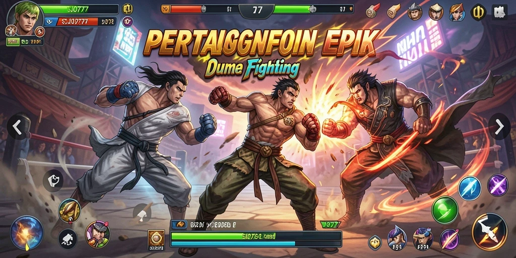 Tampilan seru dari pertarungan epik di SJO777.