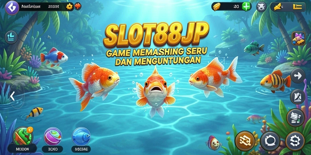 Tampilan grafik memancing yang menarik di SLOT88JP.