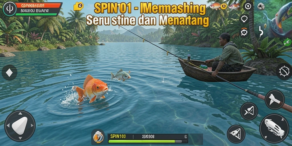 Tangkapan ikan besar dalam aksi gameplay SPIN101 yang seru.
