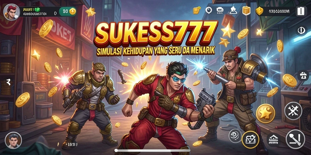Screenshot menunjukkan pemain menikmati gameplay simulasi kehidupan.