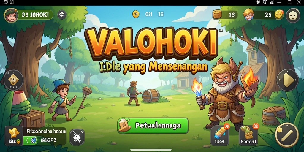 Tampilan gameplay VALOHOKI yang menawan dan santai.