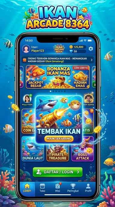 Tampilan aplikasi 8364 yang bersih dan mudah dinavigasi.